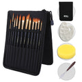 Pinsel-Set mit Leinwandtasche und Zubehör – Bild 1 | LuxeStyle