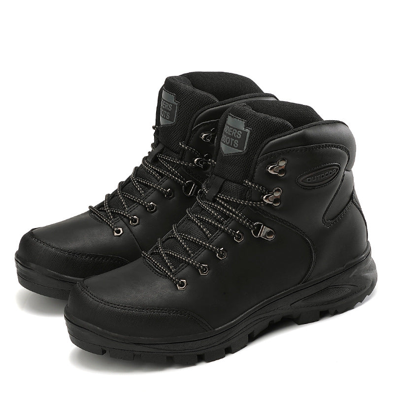 Winterstiefel Herren – Hochwertiges Leder, warm gefüttert