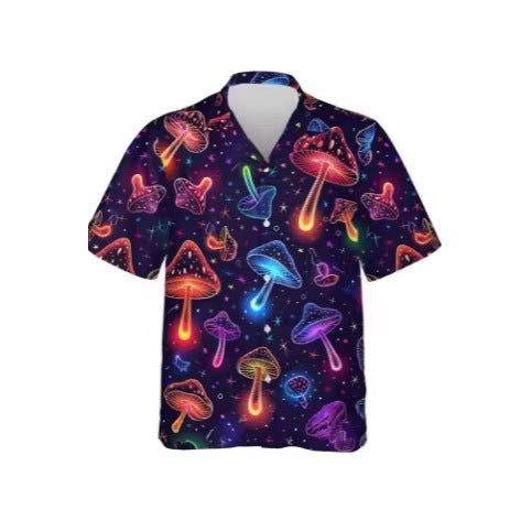 Herren-Shirt mit abstraktem Muster – Bild 3 | LuxeStyle