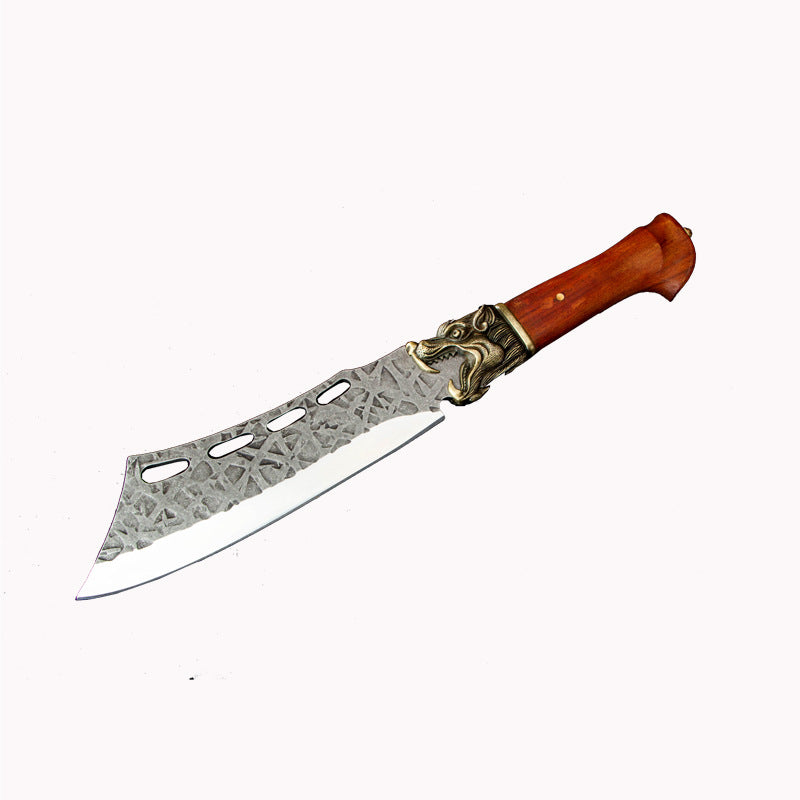 Handgeschmiedetes Holzfällermesser