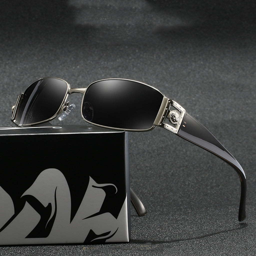 Vintage Sonnenbrille mit quadratischem Rahmen