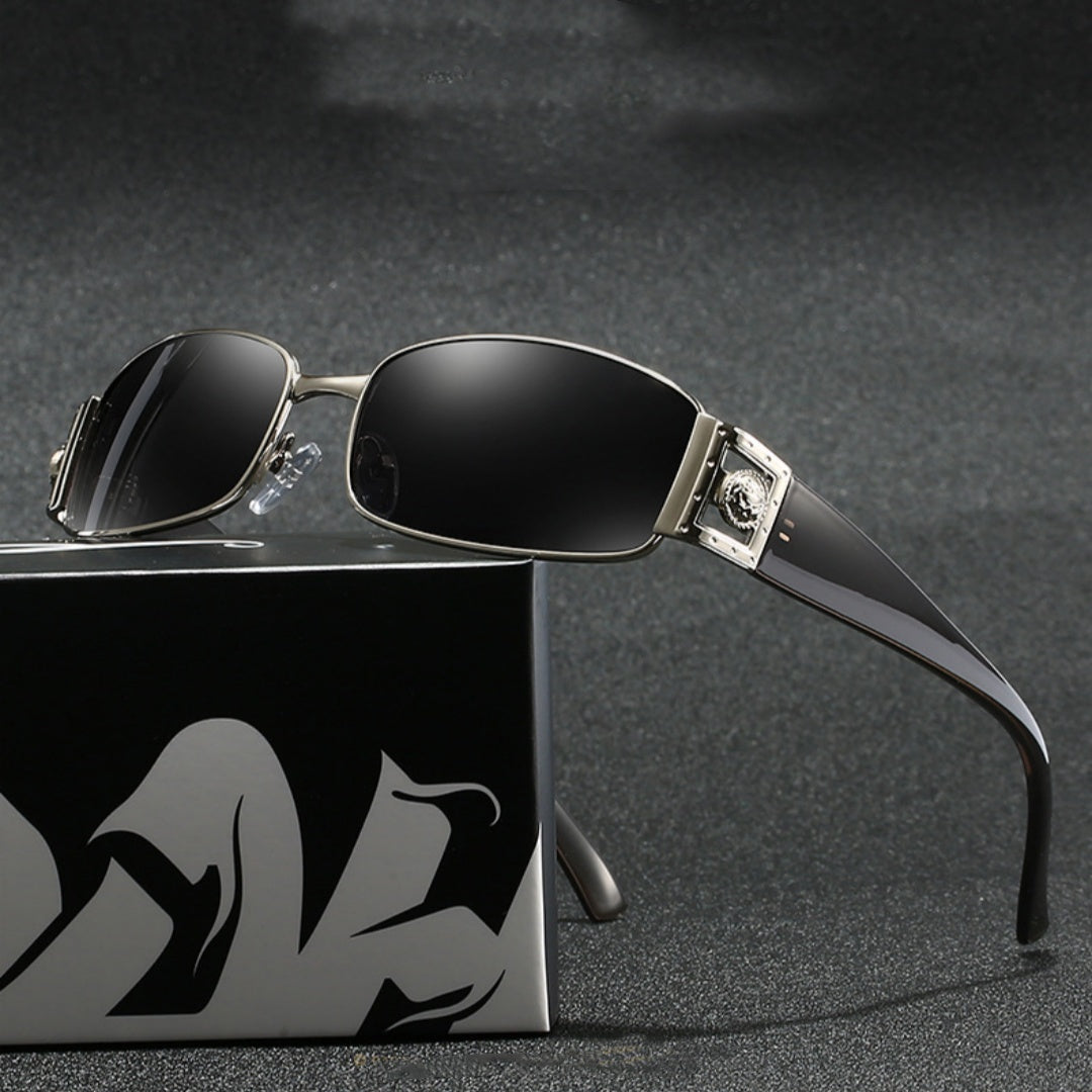 Vintage Sonnenbrille mit quadratischem Rahmen