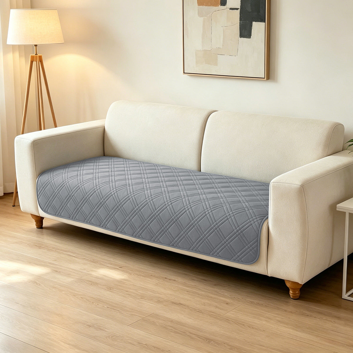 Sitzauflage mit Rutschschutz aus Polyester – Bild 2 | LuxeStyle
