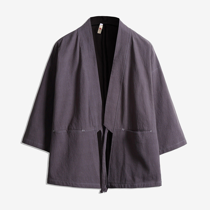 Retro Taoist Robe Zen Jacke für Herren