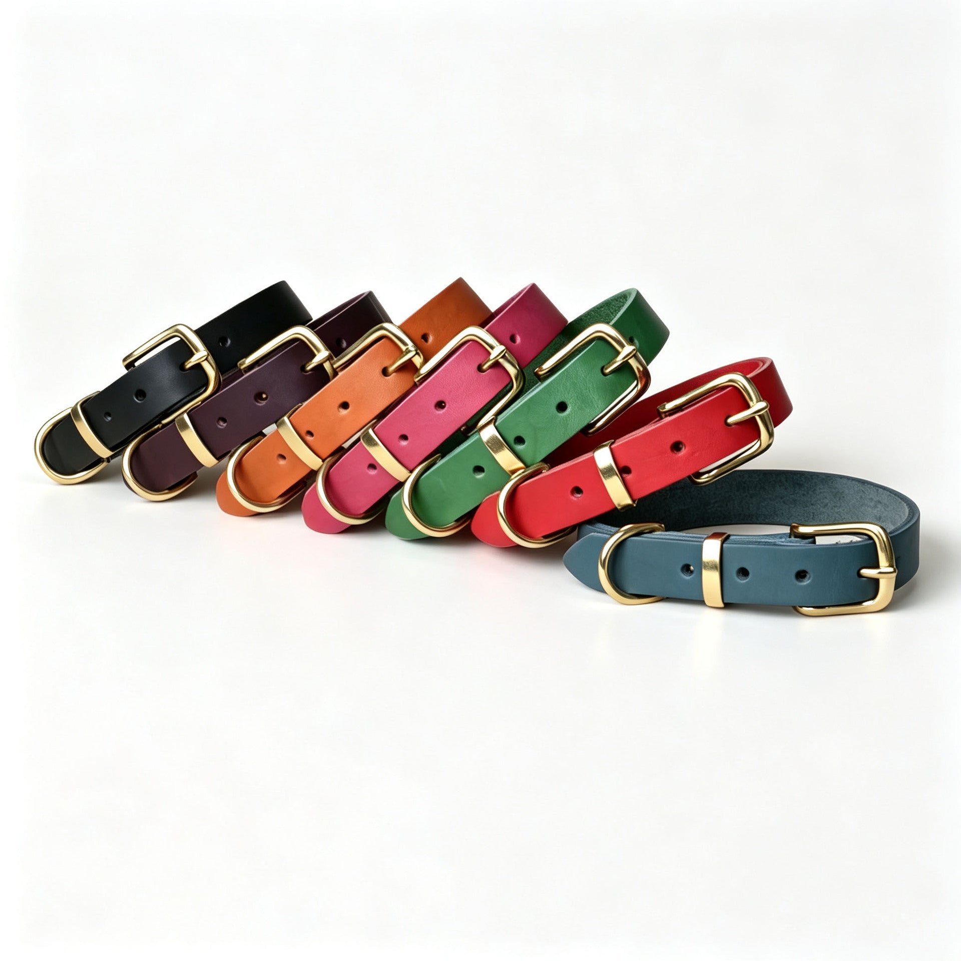Vintage-Halsband für Haustiere mit Messing