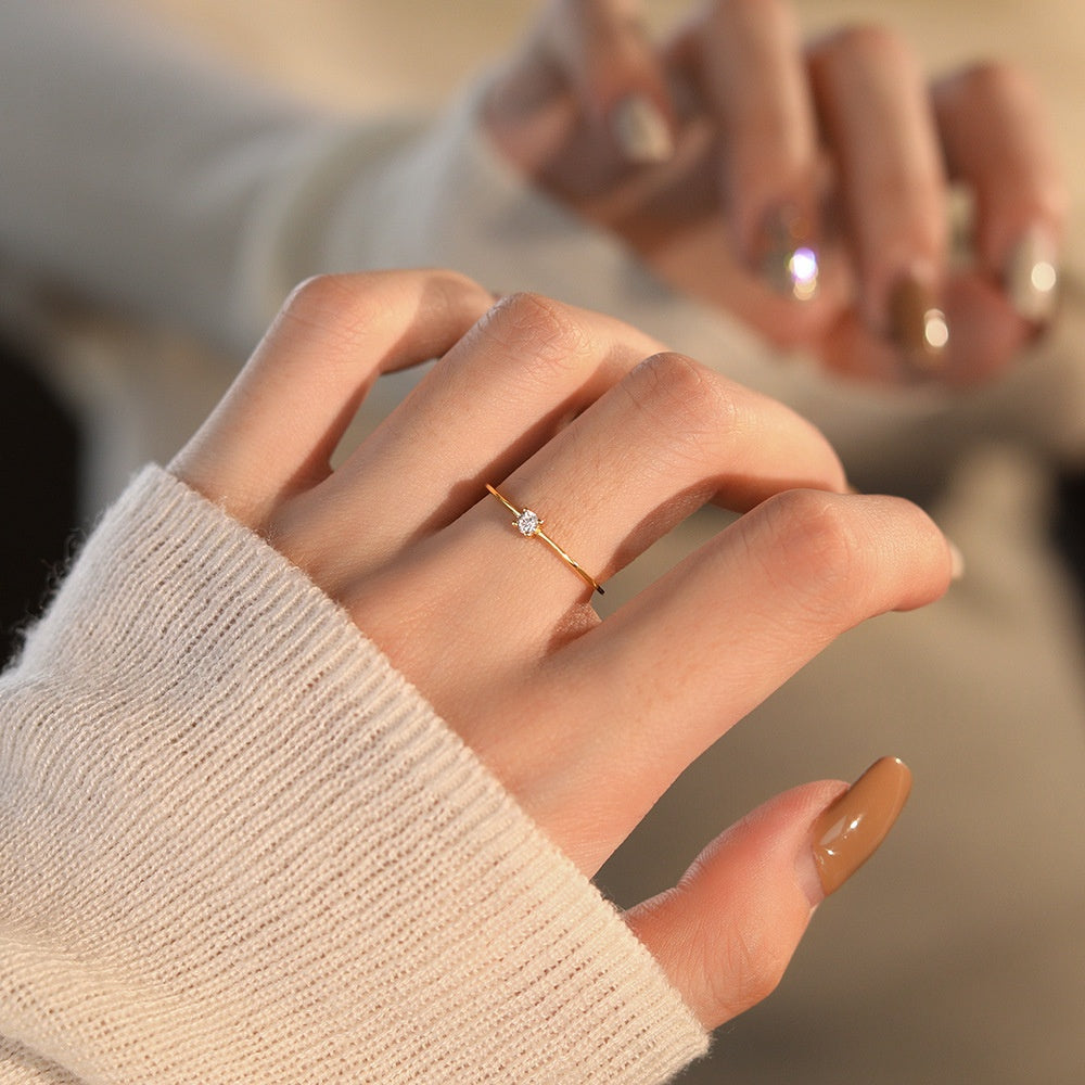 Damen-Ring mit Zirkon – Bild 3 | LuxeStyle