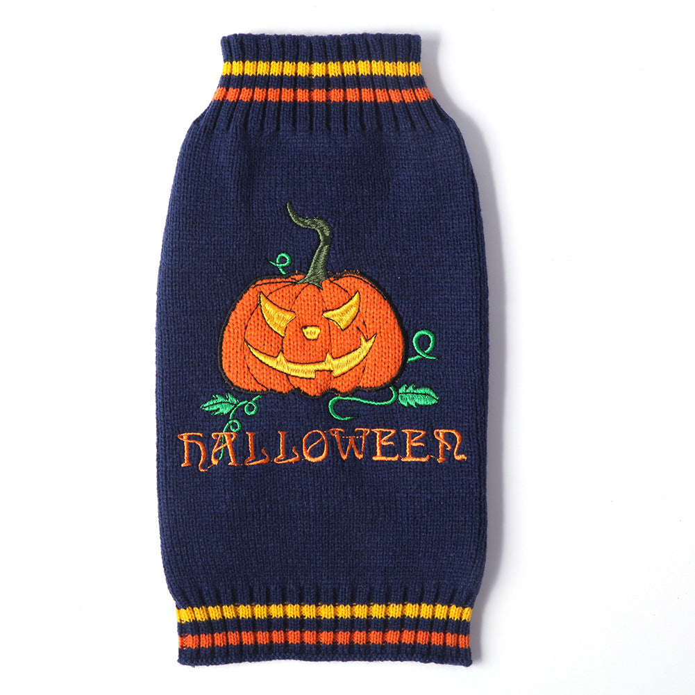 Halloween-Hundekuschelsweater in Kürbisform – Bild 6 | LuxeStyle