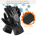 Unisex Lederhandschuhe Winter