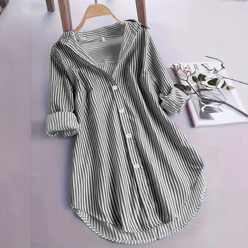 Klassisches Langarmshirt mit Streifen