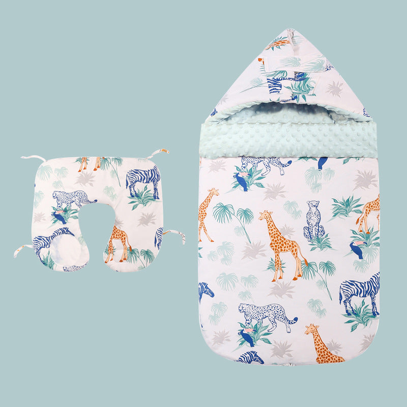 Baby Baumwoll-Schlafsack mit Anti-Schreck-Funktion – Bild 3 | LuxeStyle