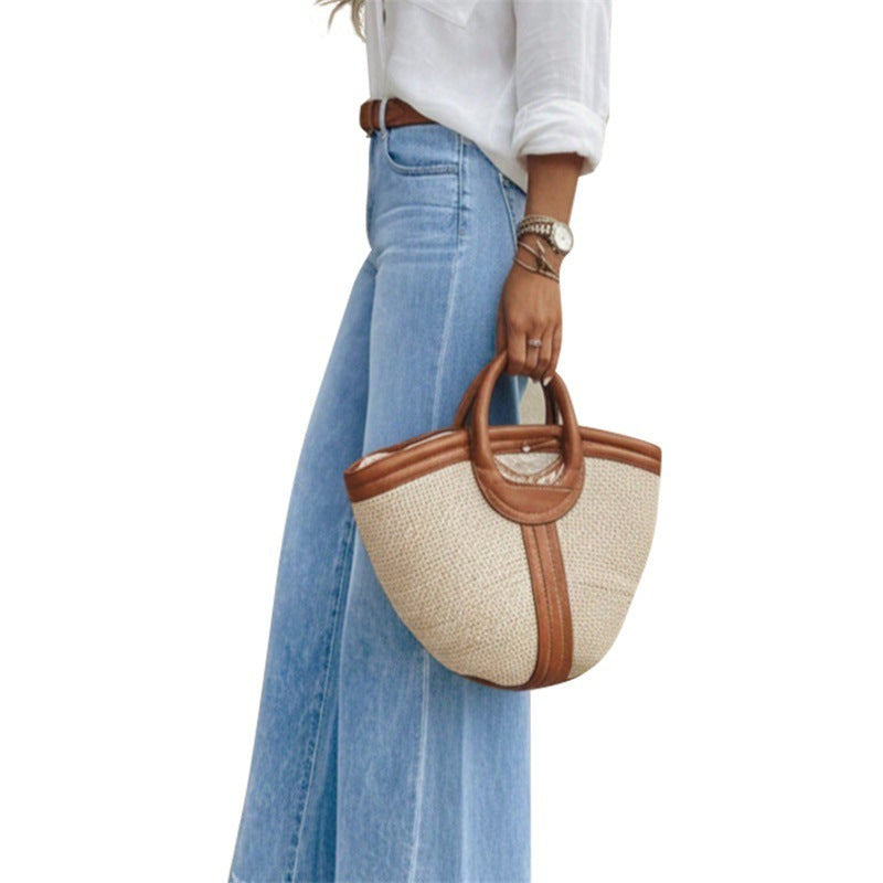 Loose Fit High Waist Jeans mit weitem Bein – Ansicht 6