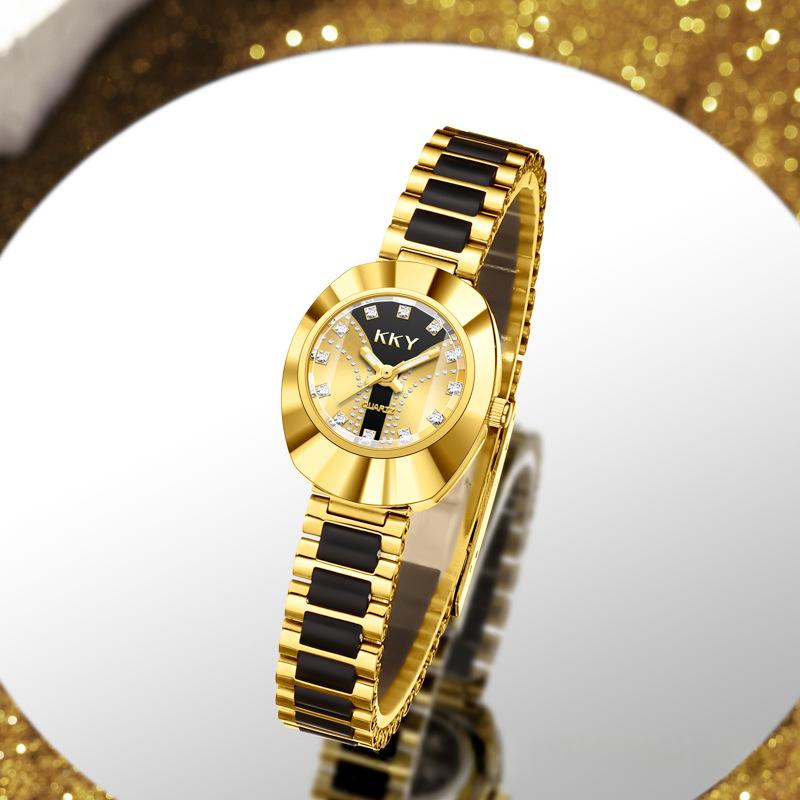 Gold-Case-Uhr mit Goldteller – Mediterraner Stil – Bild 2 | LuxeStyle