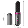 Kabelloser 2-in-1 Haarglätter und Lockenstab mit Ionen