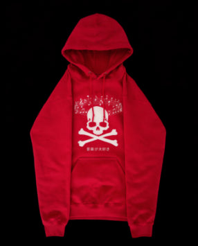 Lässiger Hoodie mit überschnittenen Ärmeln