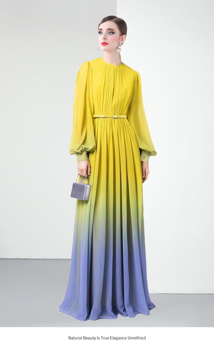 Ombre Long Maxi Kleid – Bild 2 | LuxeStyle