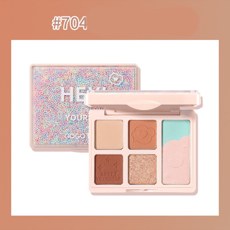 6-Farben-Lidschatten-Palette, matt – Bild 8 | LuxeStyle