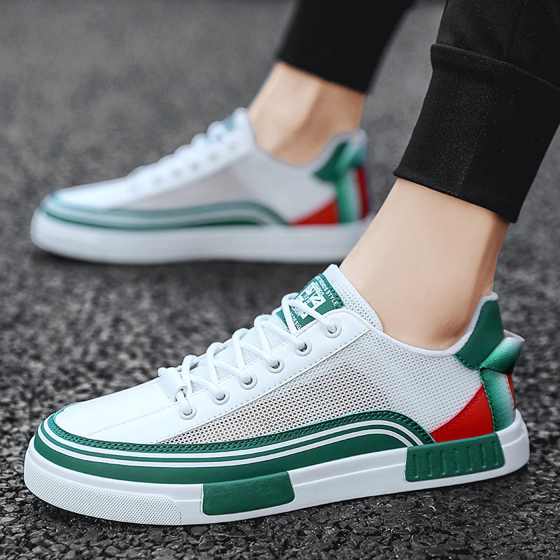 Herren-Sneaker mit Farbblock und Netzstoff – Bild 10 | LuxeStyle