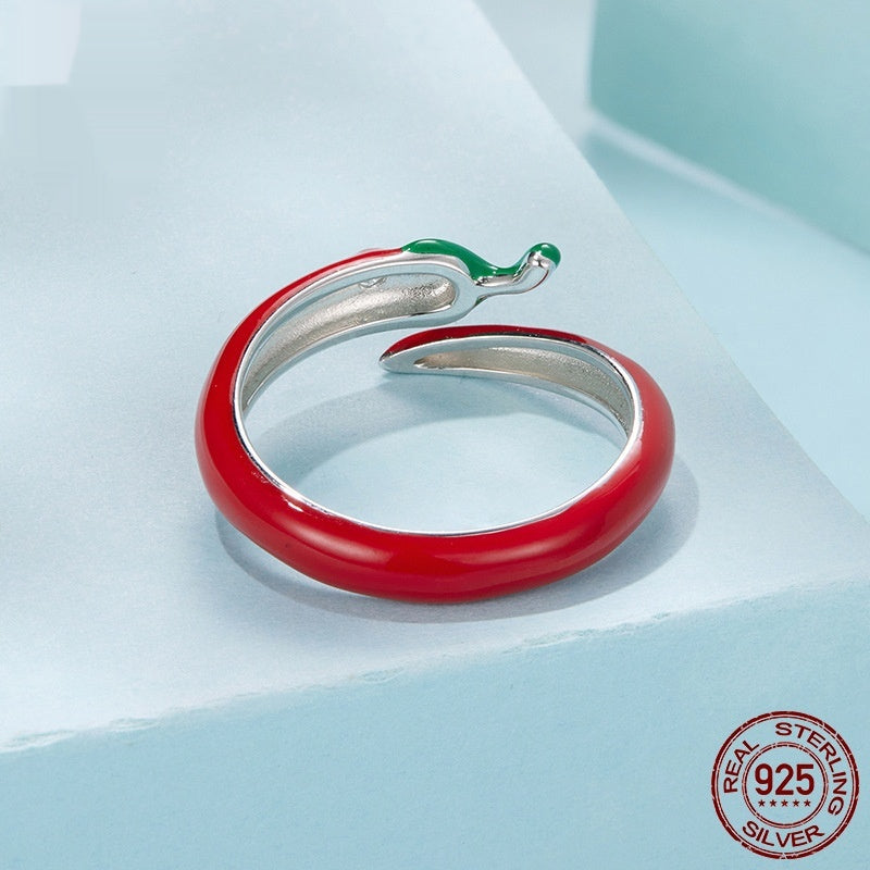 Verstellbarer offener Ring aus 925er Sterlingsilber – Bild 2 | LuxeStyle