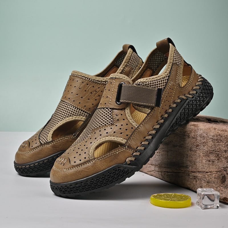 Atmungsaktive geschlossene Herren-Sandalen