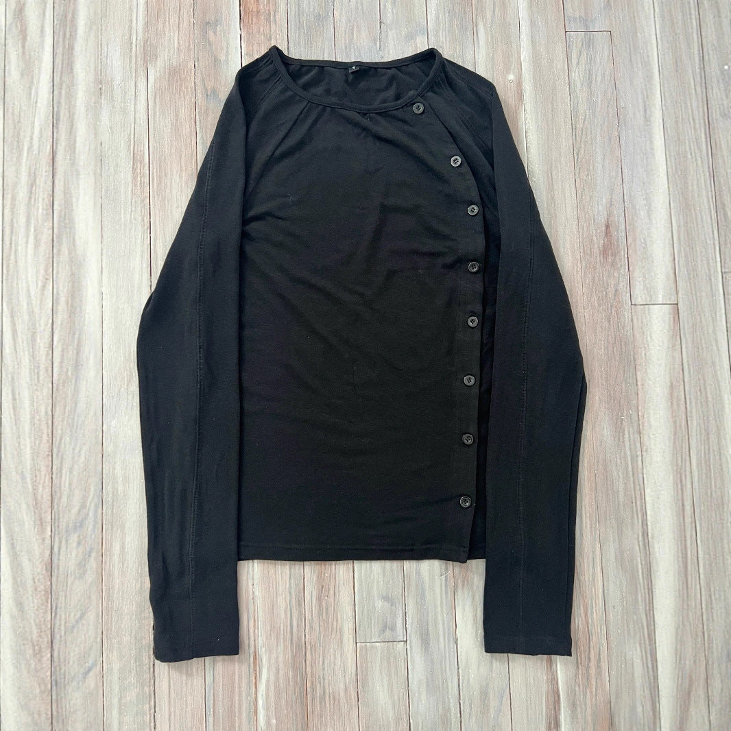 Loose Fit Langarm-Shirt mit Rundhals – Ansicht 6