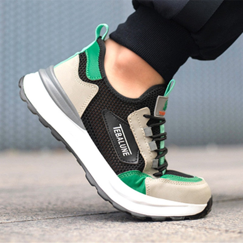 Leichte atmungsaktive Schuhe mit Stahlkappe