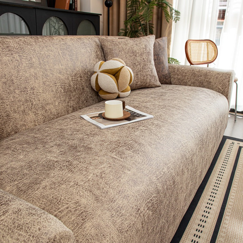 Sofa-Überzug aus Kunstleder, hochelastisch
