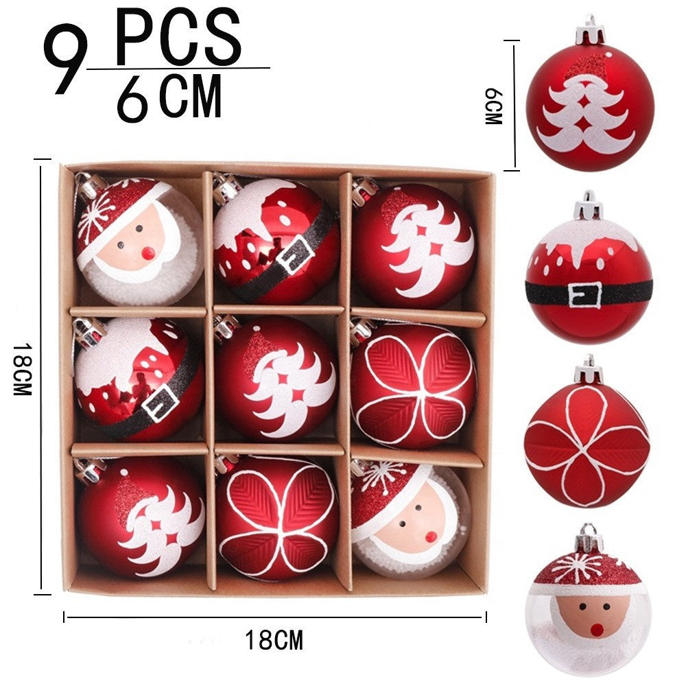Weihnachtskugel-Set mit handgezeichneten Motiven – Bild 11 | LuxeStyle