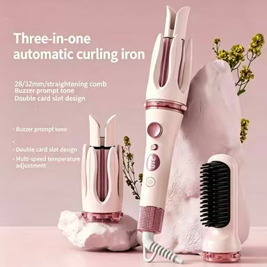 3-in-1 Lockenstab & Glätteisen