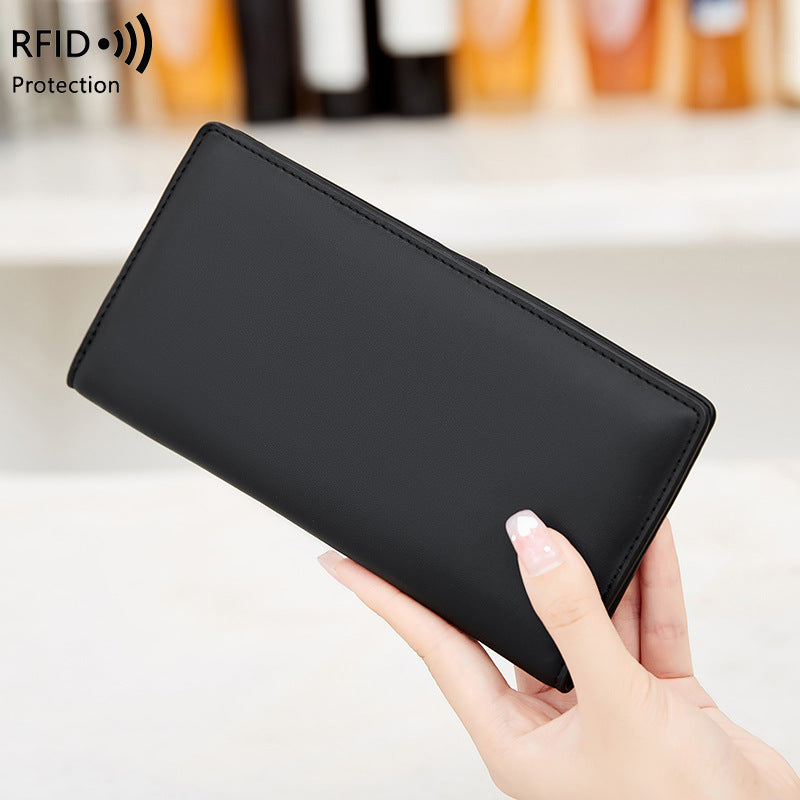 Einfaches Portemonnaie mit RFID-Schutz