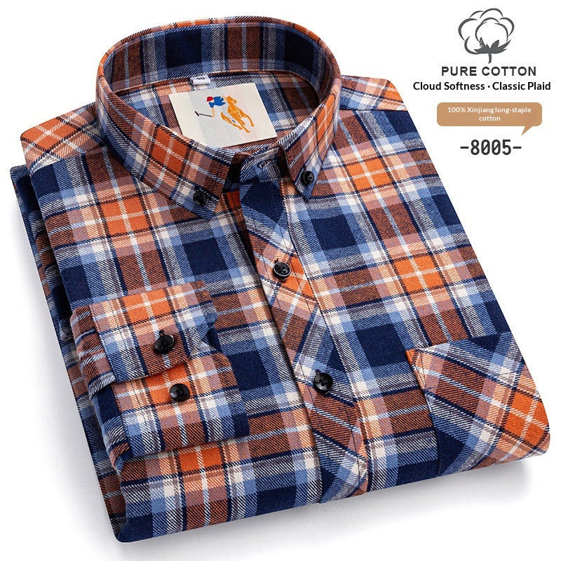 Herren Flanellhemd Kariert – Slim Fit – Bild 10 | LuxeStyle