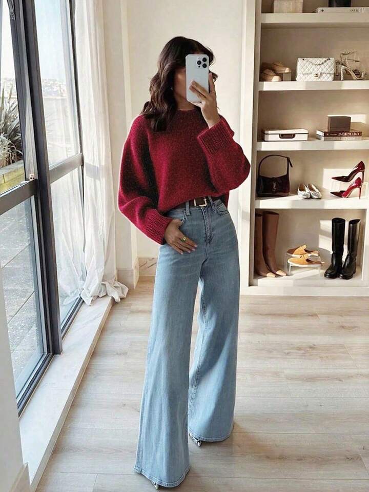 Kuscheliger Strickpullover im Korean Style
