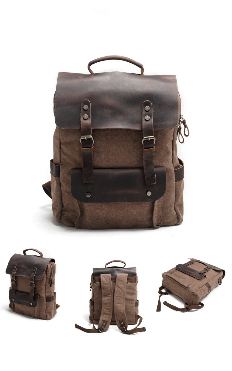 Vintage Canvas Rucksack – Bild 14 | LuxeStyle