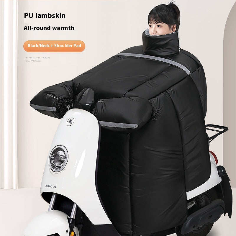 Regendichter Windschutz für E-Scooter & Töffli