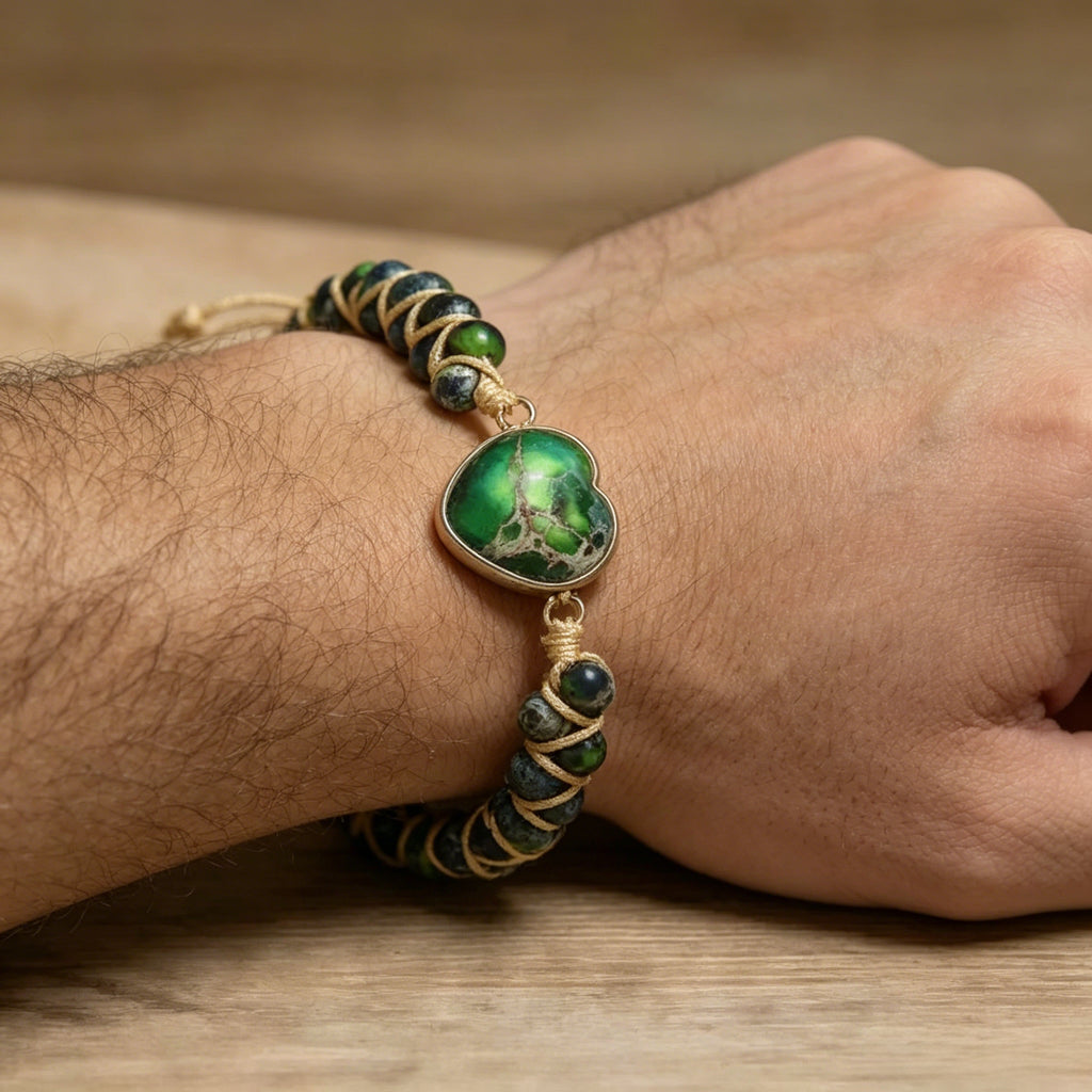 Paar-Armband Naturstein Detailansicht