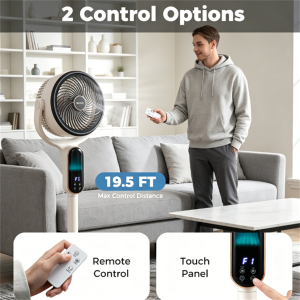 Stehventilator mit Fernbedienung