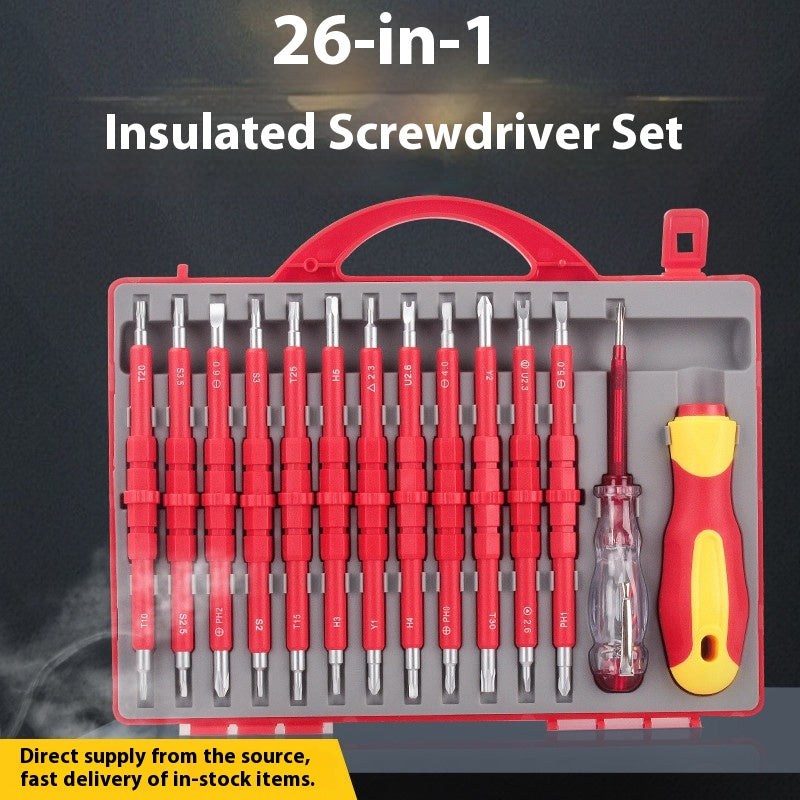 26-teiliges Elektriker-Schraubendreher-Set – Bild 2 | LuxeStyle