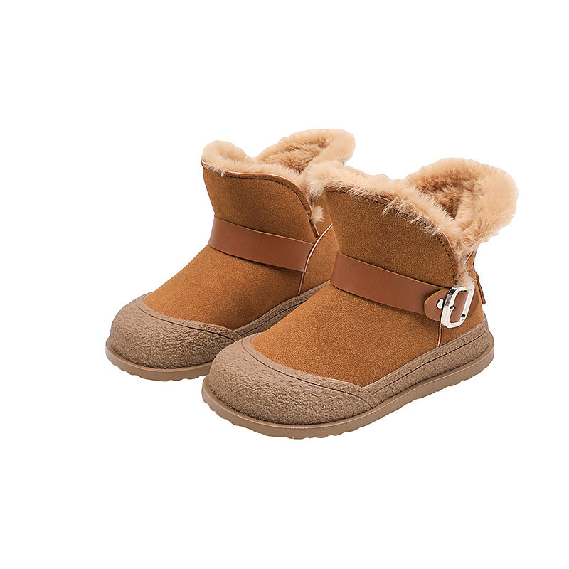 Wärmende Winterstiefel für Kinder