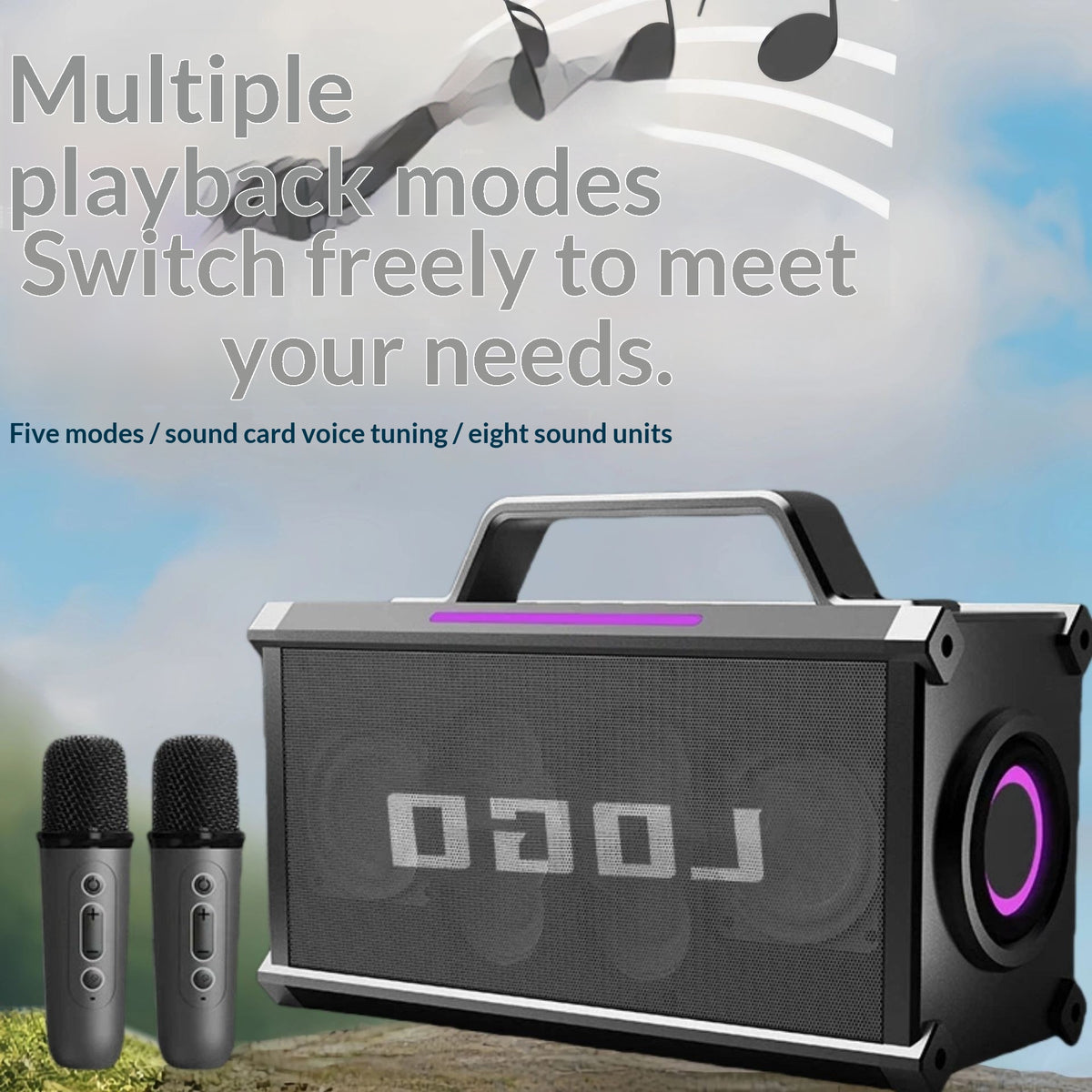 Outdoor Bluetooth Karaoke Lautsprecher – Bild 5 | LuxeStyle