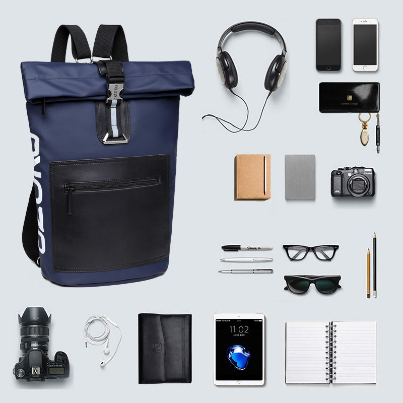 Grosses Oxford-Rucksack mit PVC-Mesh – Bild 5 | LuxeStyle