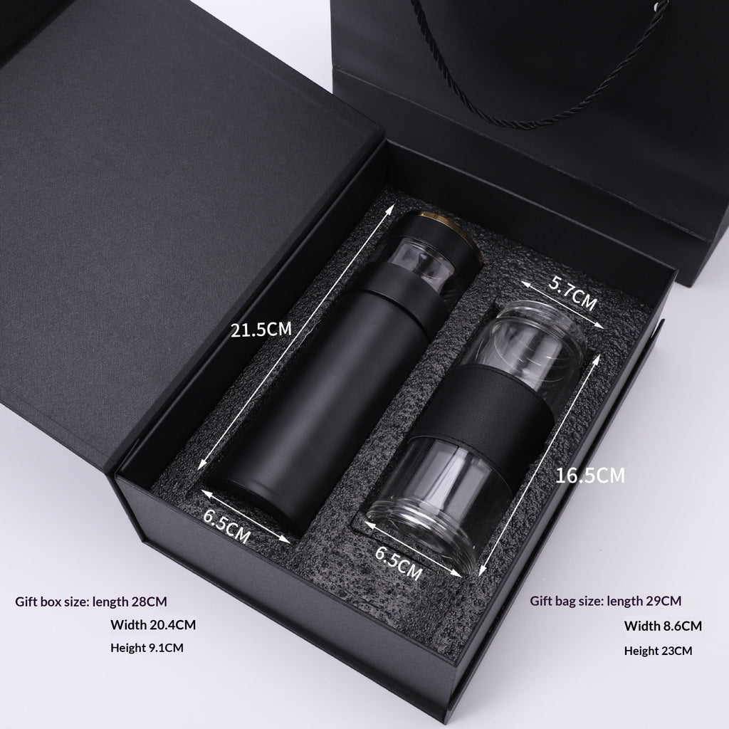 Doppelwandige Isolierflasche mit Teefilter – Bild 6 | LuxeStyle