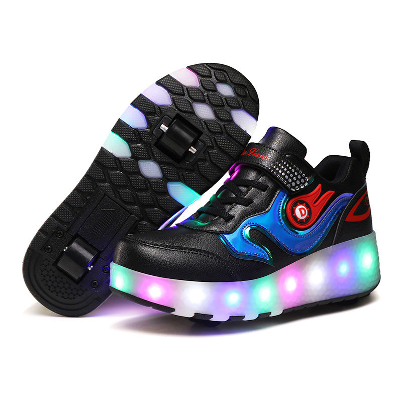 Kinder-Lauflernschuhe mit LED-Licht