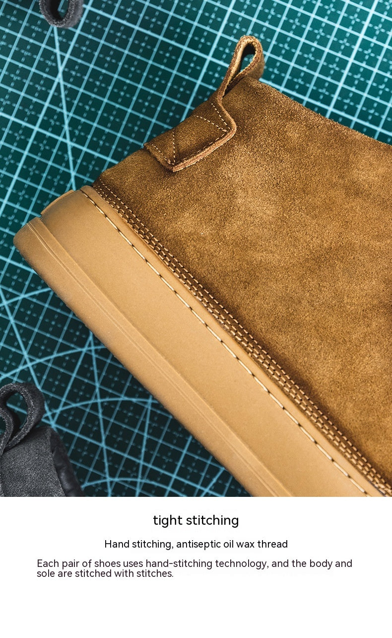 Lässige High-Top Leder Worker-Boots für Herren – Bild 18 | LuxeStyle