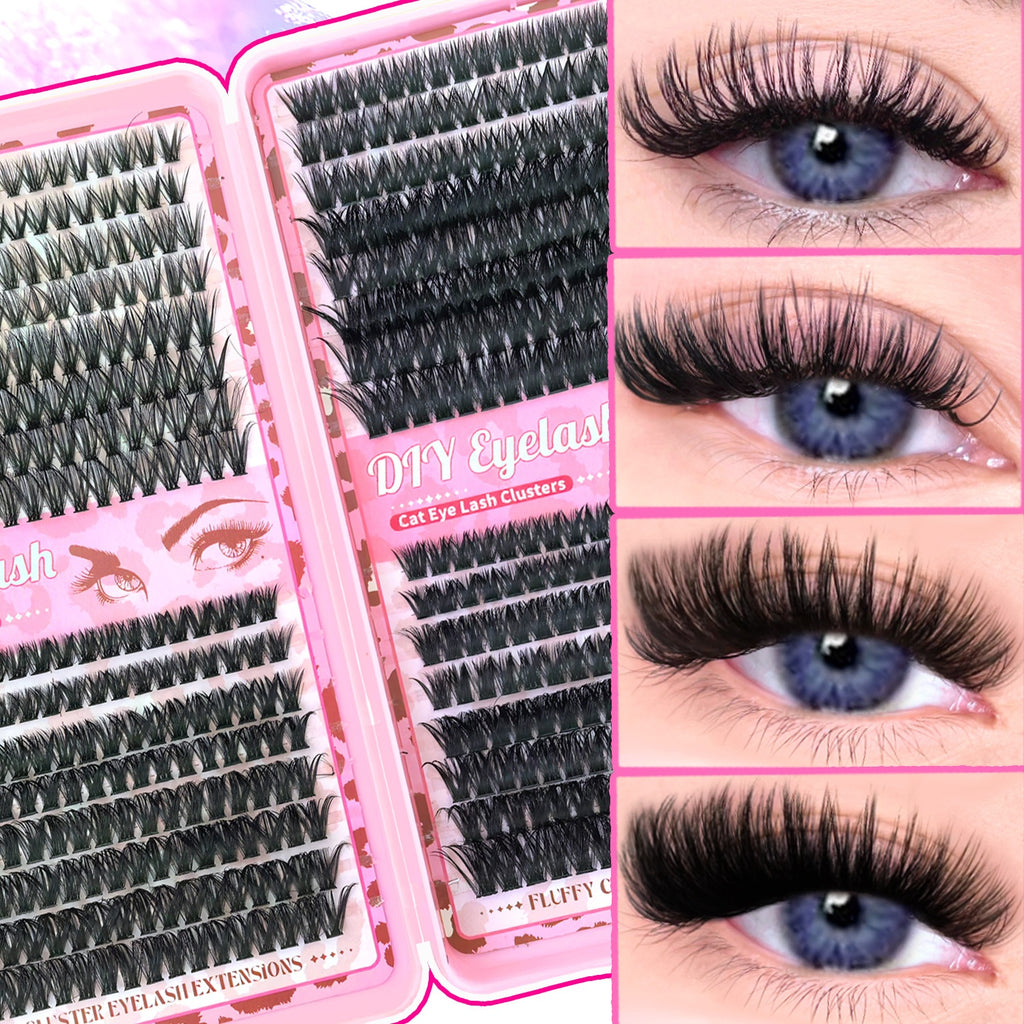 Grosses Wimpern-Set mit 640 Stücken
