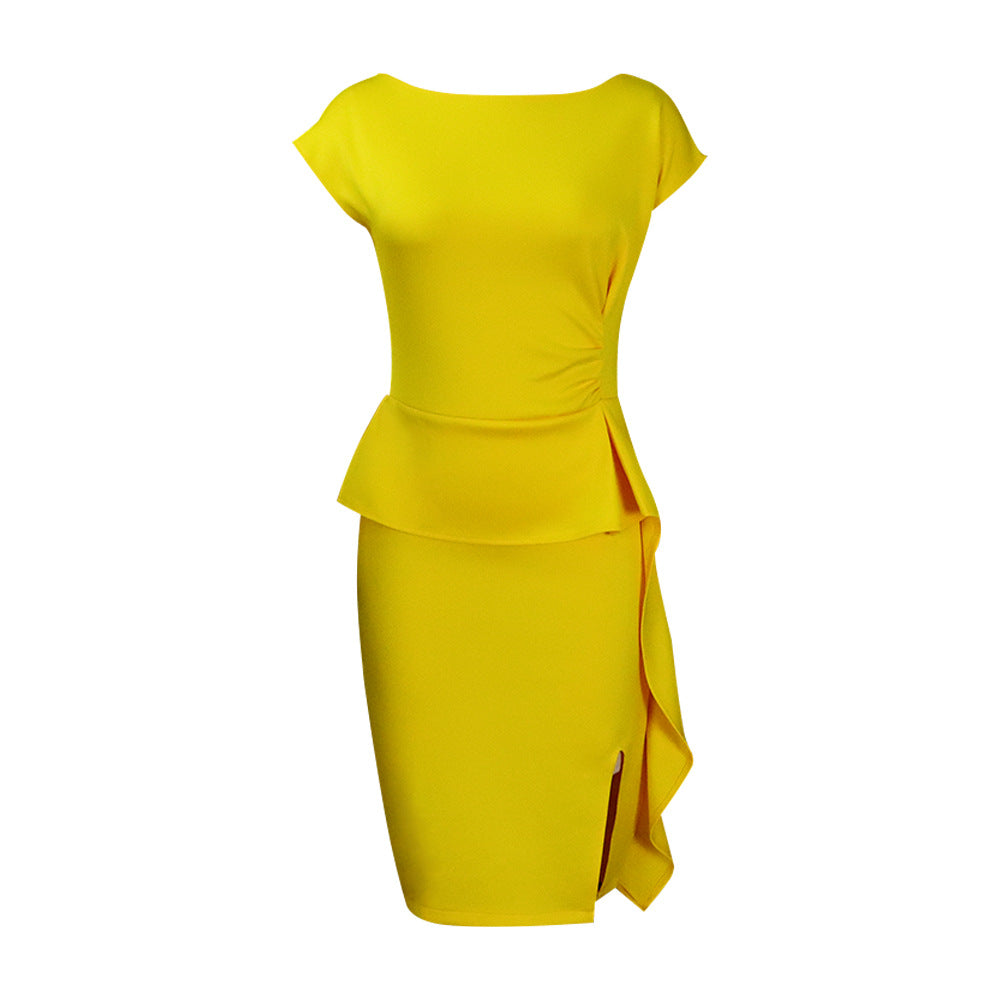 Sommerkleid mit gefälteter Rockschürze – Bild 1 | LuxeStyle