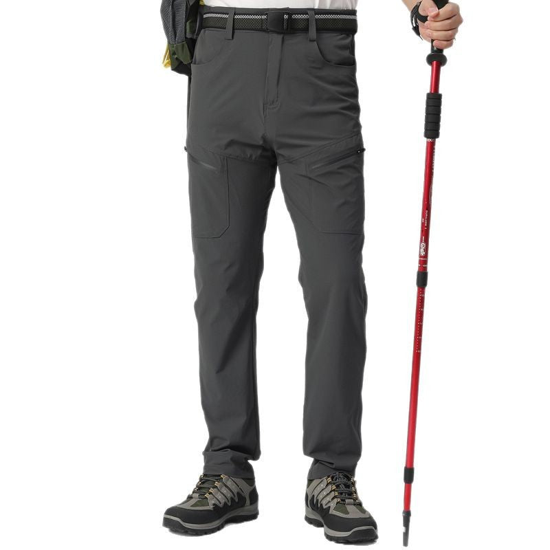 Wasserdichte dehnbare Outdoor-Hose für Wandern mit Taschen