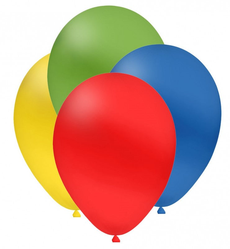 Luftballons bunt sortiert