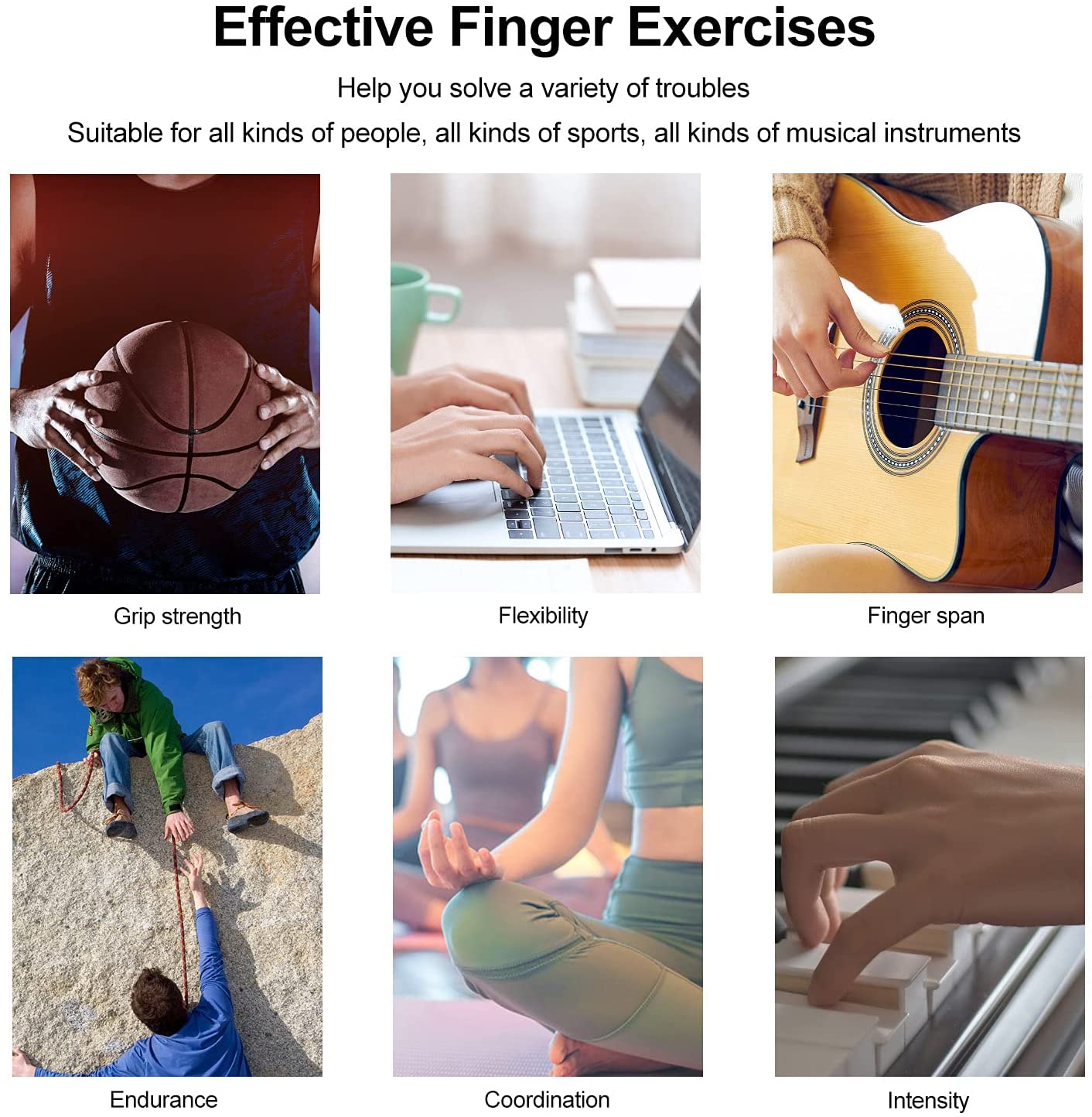 Silikon-Finger-Übungsstrecker für Arthritis & Stärkung