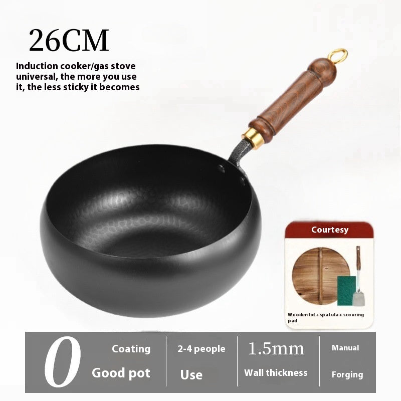Handgefertigter Eisenkessel – 24 cm, 26 cm, 28 cm | LuxeStyle
