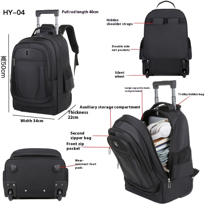 Grosser Rucksack aus Oxford-Stoff – Bild 6 | LuxeStyle