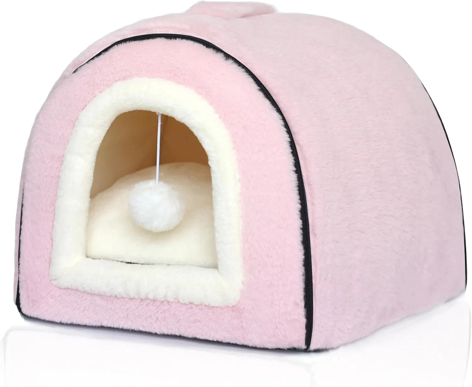 Faltbares Katzenbett mit Höhle